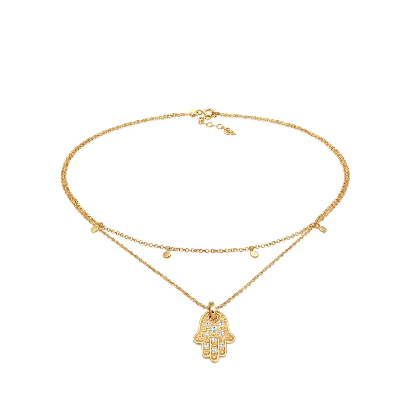 Elli "Choker | Zirkonia ( Weiß )< Symbol-schmuck|Halsketten