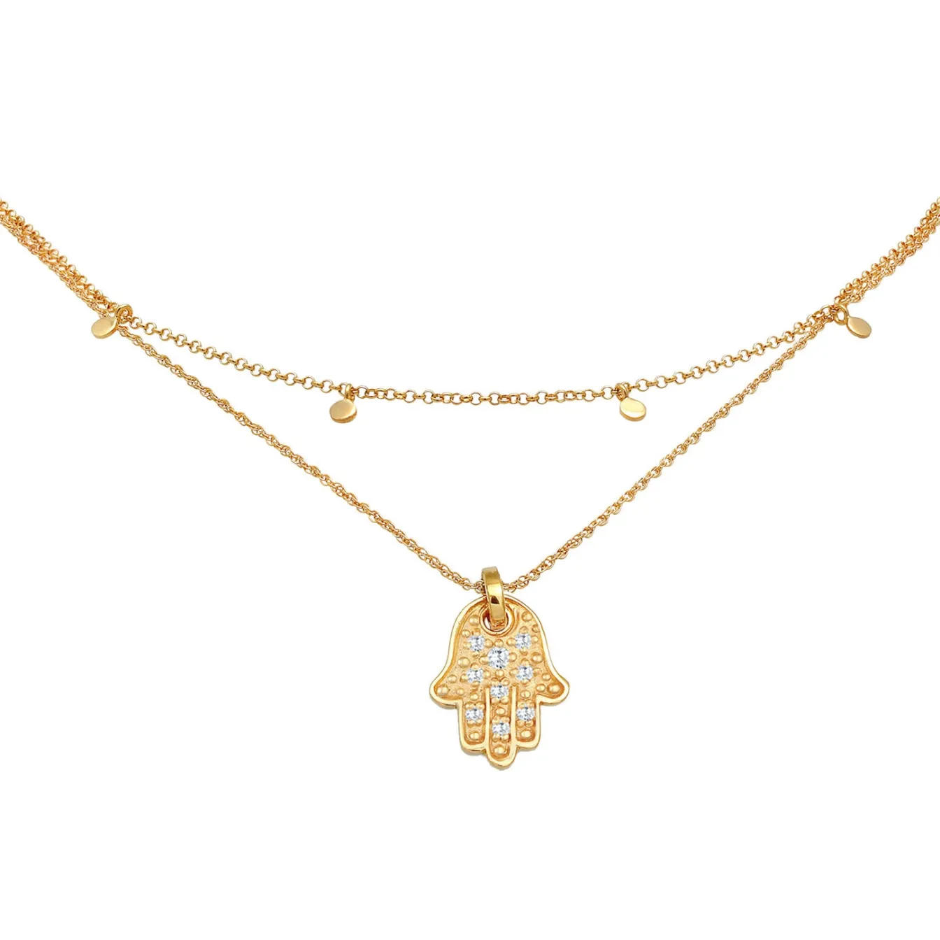 Elli "Choker | Zirkonia ( Weiß )< Symbol-schmuck|Halsketten