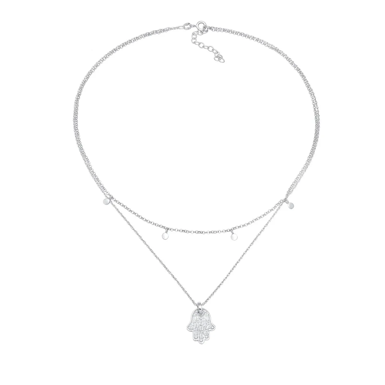 Elli "Choker | Zirkonia ( Weiß )< Symbol-schmuck|Halsketten