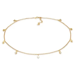 Elli "Choker | Zirkonia (Weiß)< Halsketten|Silber
