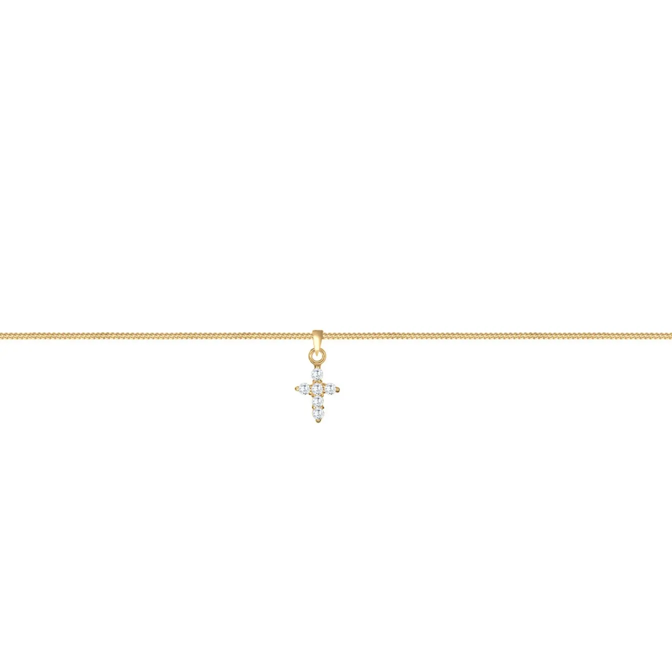 Elli "Choker | Zirkonia (Weiß)< Silber|Symbol-schmuck