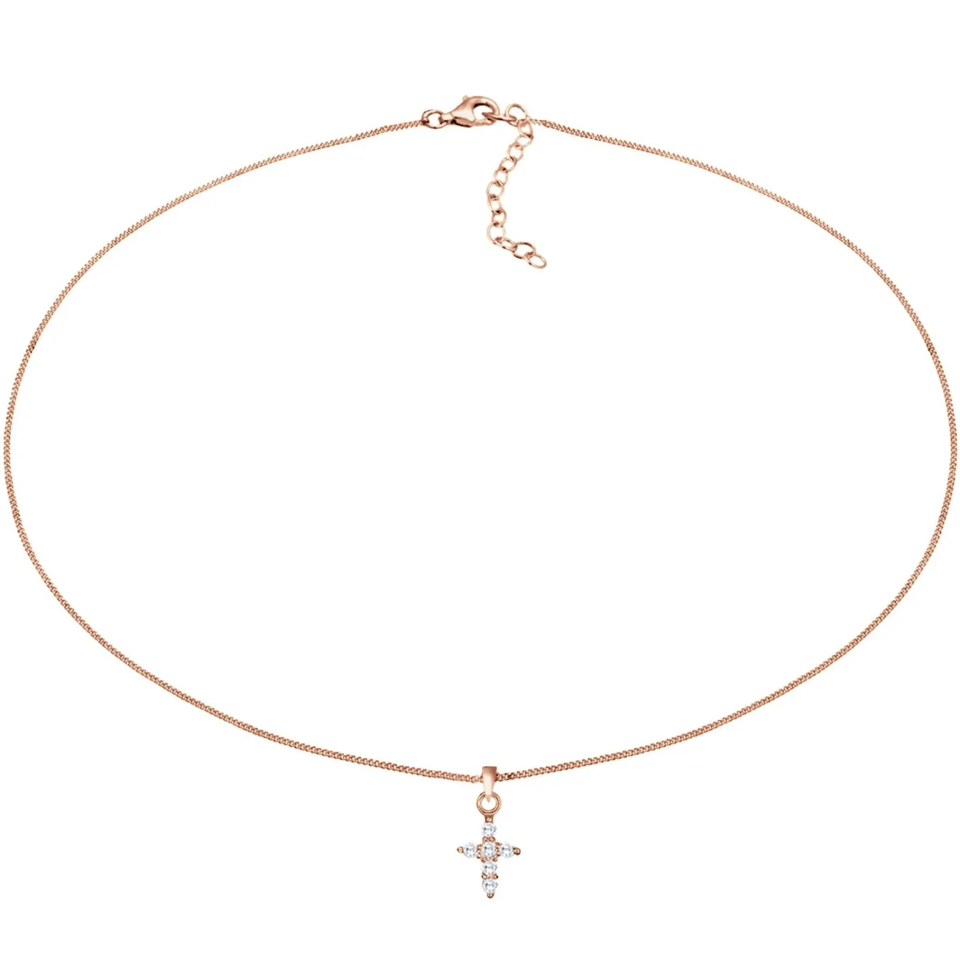 Elli "Choker | Zirkonia (Weiß)< Silber|Symbol-schmuck