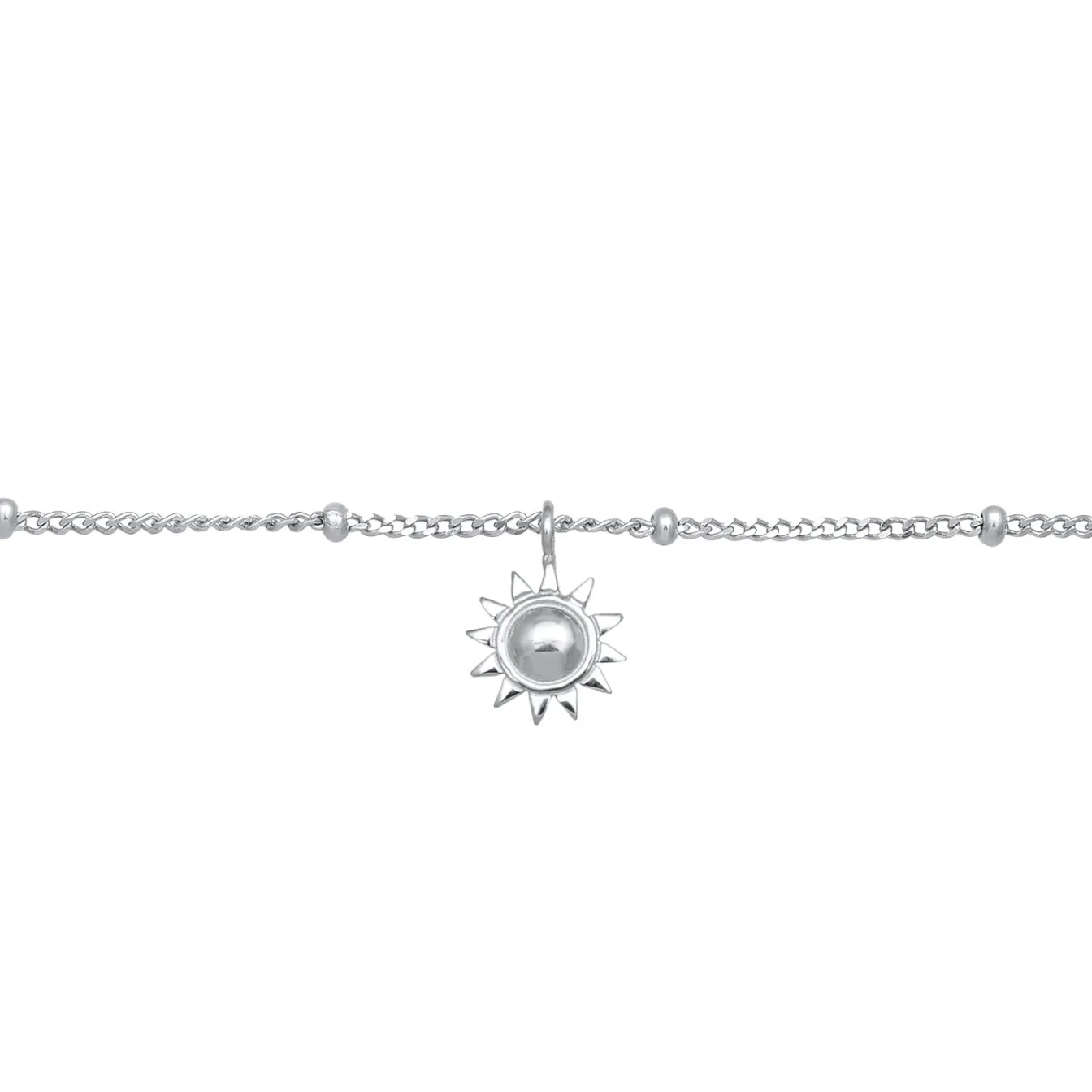 Elli "Choker Anhänger Sonne< Vergoldet|Symbol-schmuck