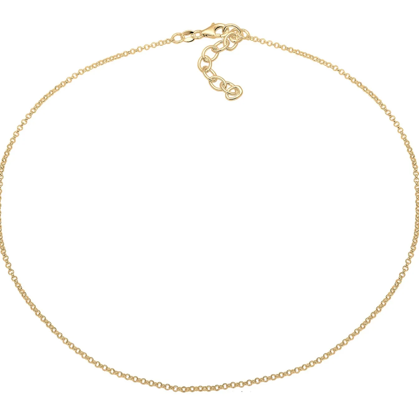Elli "Choker Basic< Roségold|Vergoldet