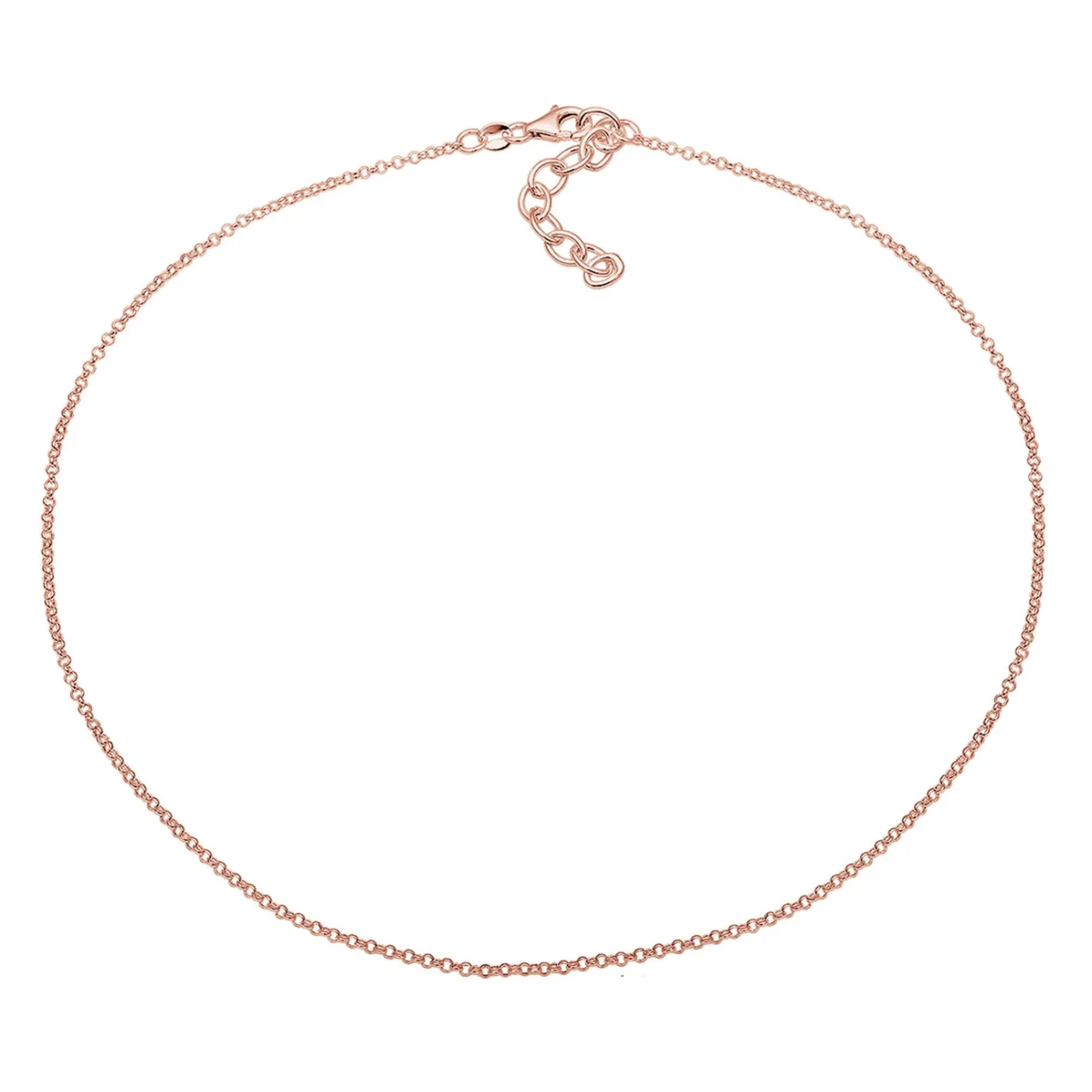Elli "Choker Basic< Roségold|Vergoldet