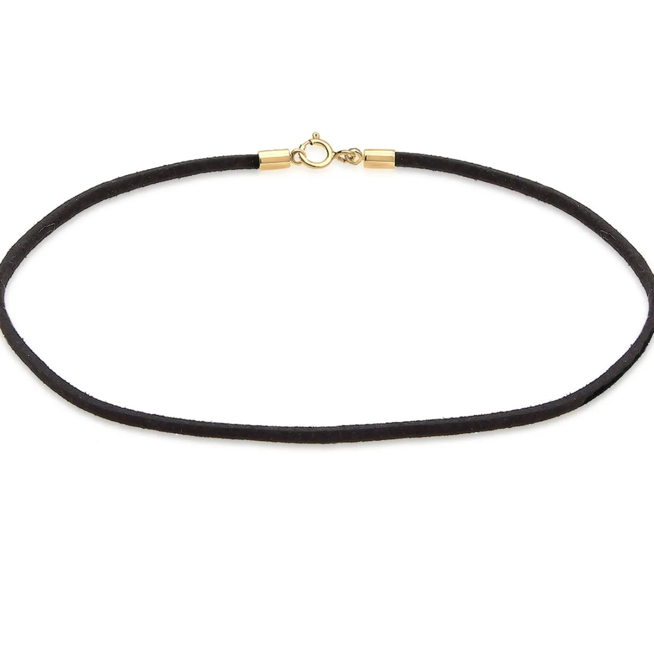 Elli "Choker Basic | Kunstleder< Halsketten|Vergoldet
