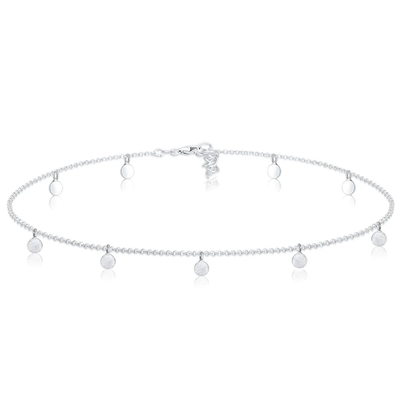 Elli "Choker Basic Plättchen< Roségold|Halsketten