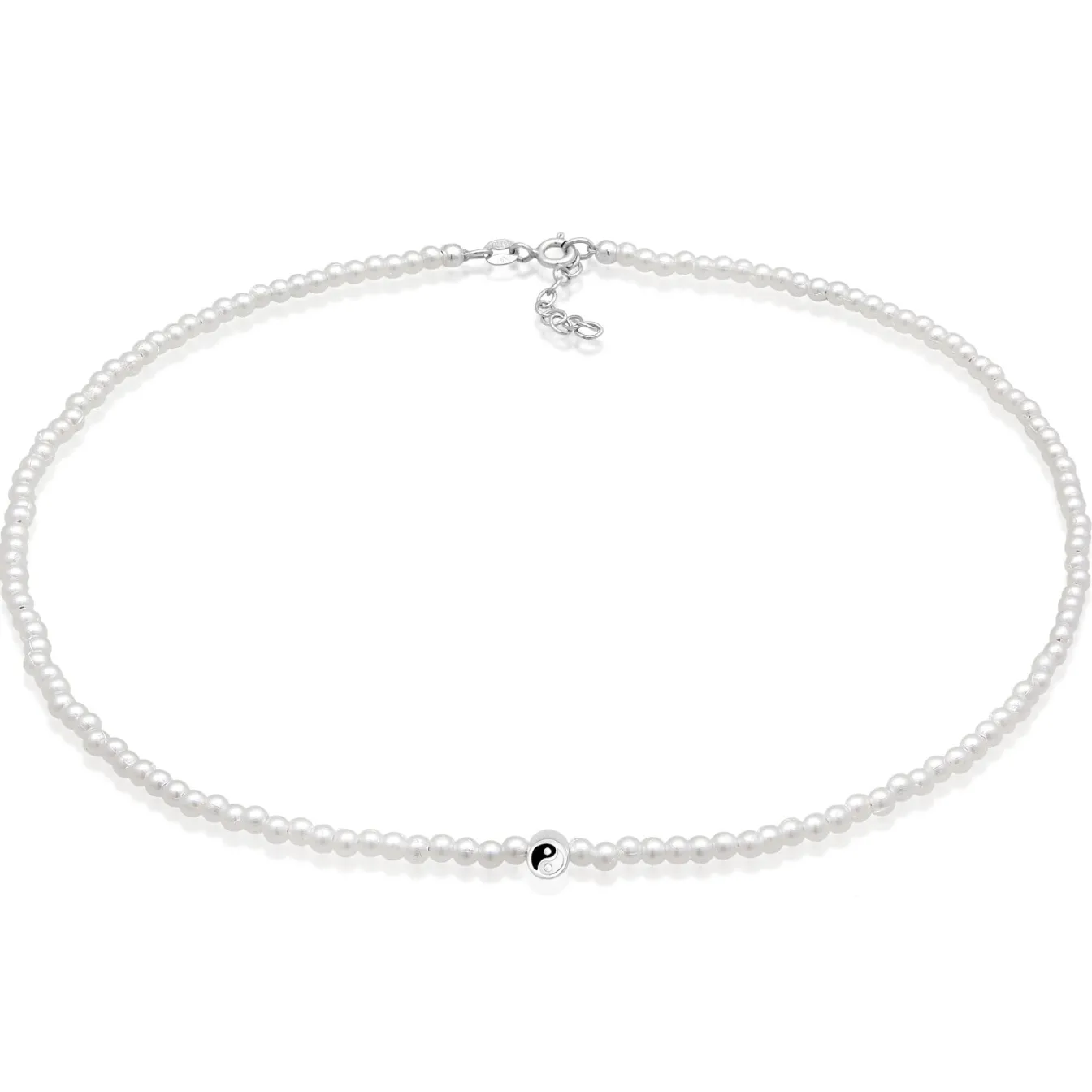 Elli "Choker Basique | Synth. Perle< Symbol-schmuck|Perlen