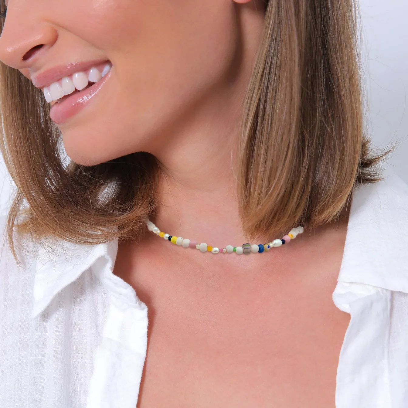 Elli "Choker Beads< Halsketten
