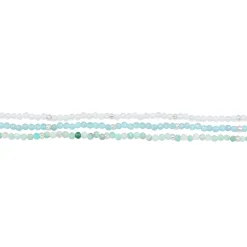 Elli "Choker Beads | Amazonit (Hellblau), Mondstein (Weiß)< Edelsteine|Halsketten