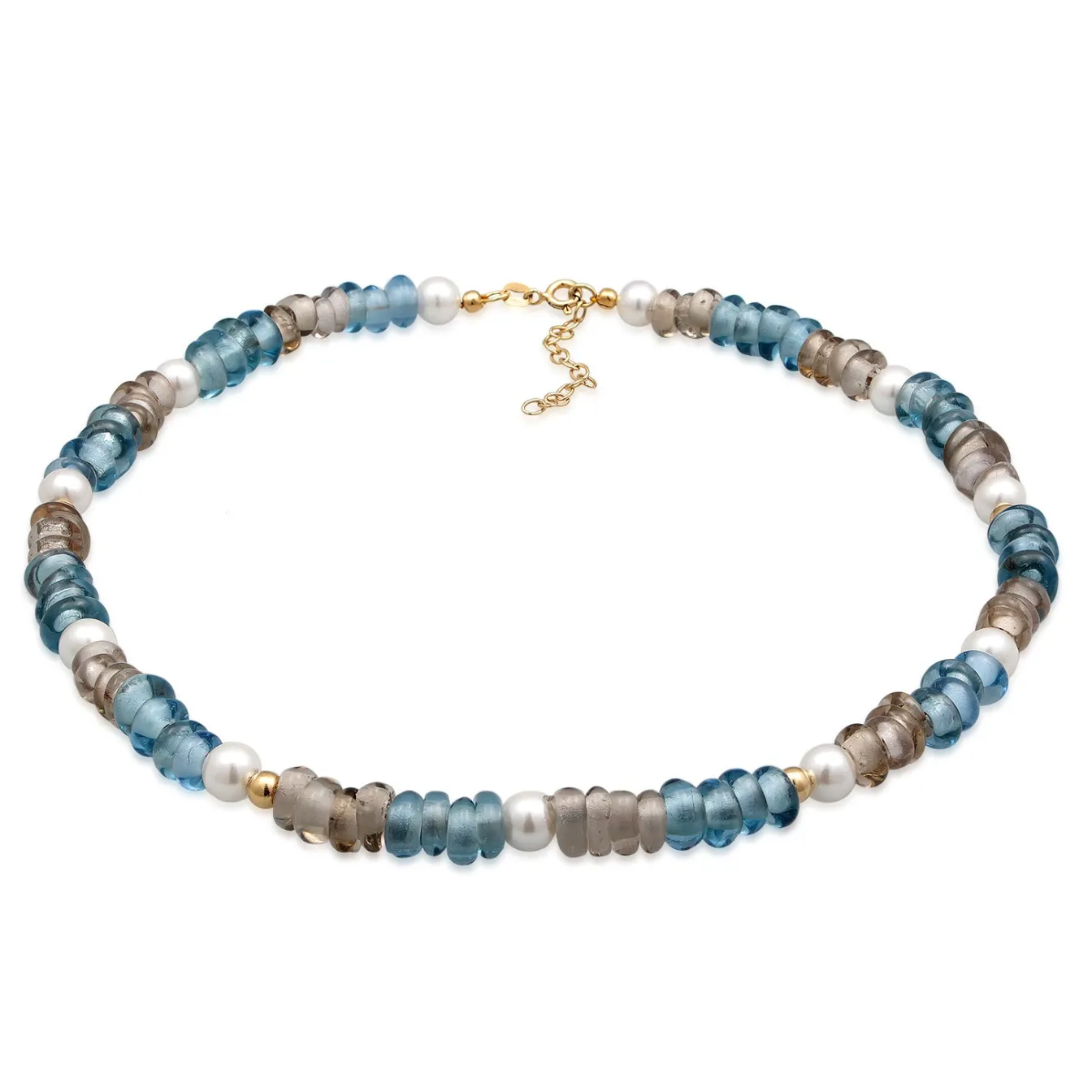 Elli "Choker Beads | Musckelkernperlen< Vergoldet|Perlen