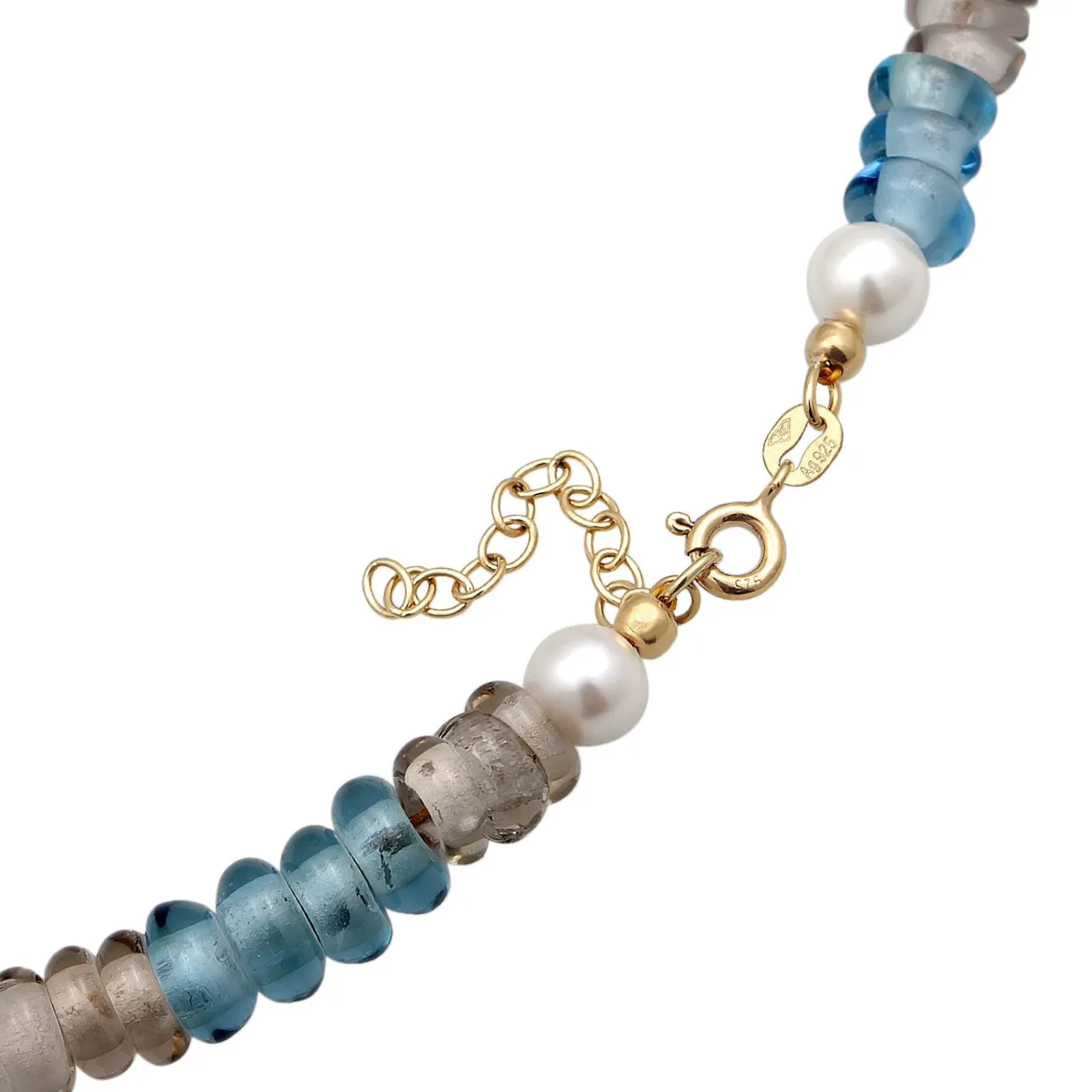 Elli "Choker Beads | Musckelkernperlen< Vergoldet|Perlen