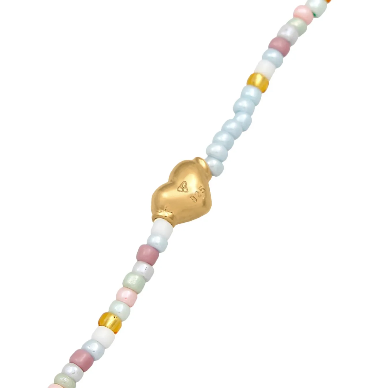 Elli "Choker Beads Herz< Symbol-schmuck|Herz-schmuck