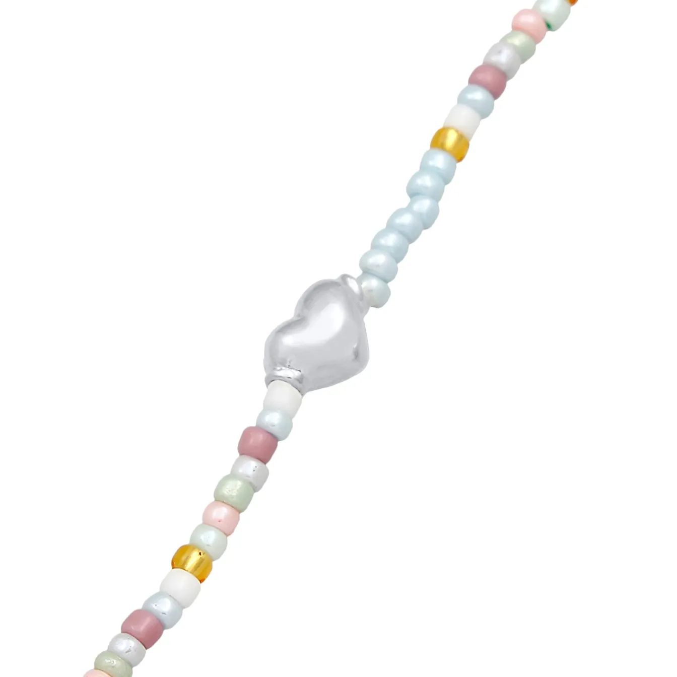Elli "Choker Beads Herz< Symbol-schmuck|Herz-schmuck