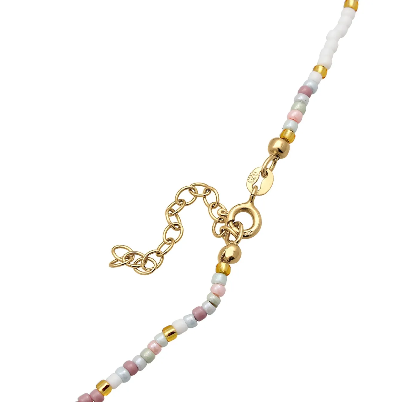 Elli "Choker Beads Herz< Symbol-schmuck|Herz-schmuck