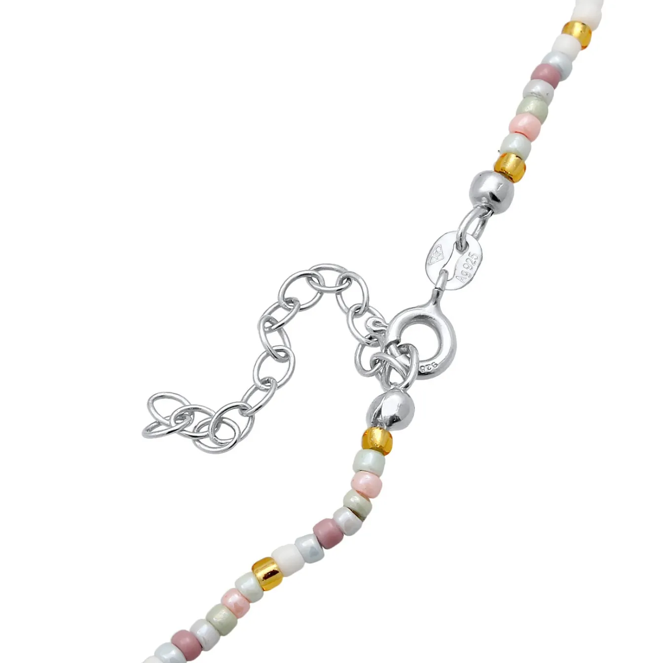 Elli "Choker Beads Herz< Symbol-schmuck|Herz-schmuck