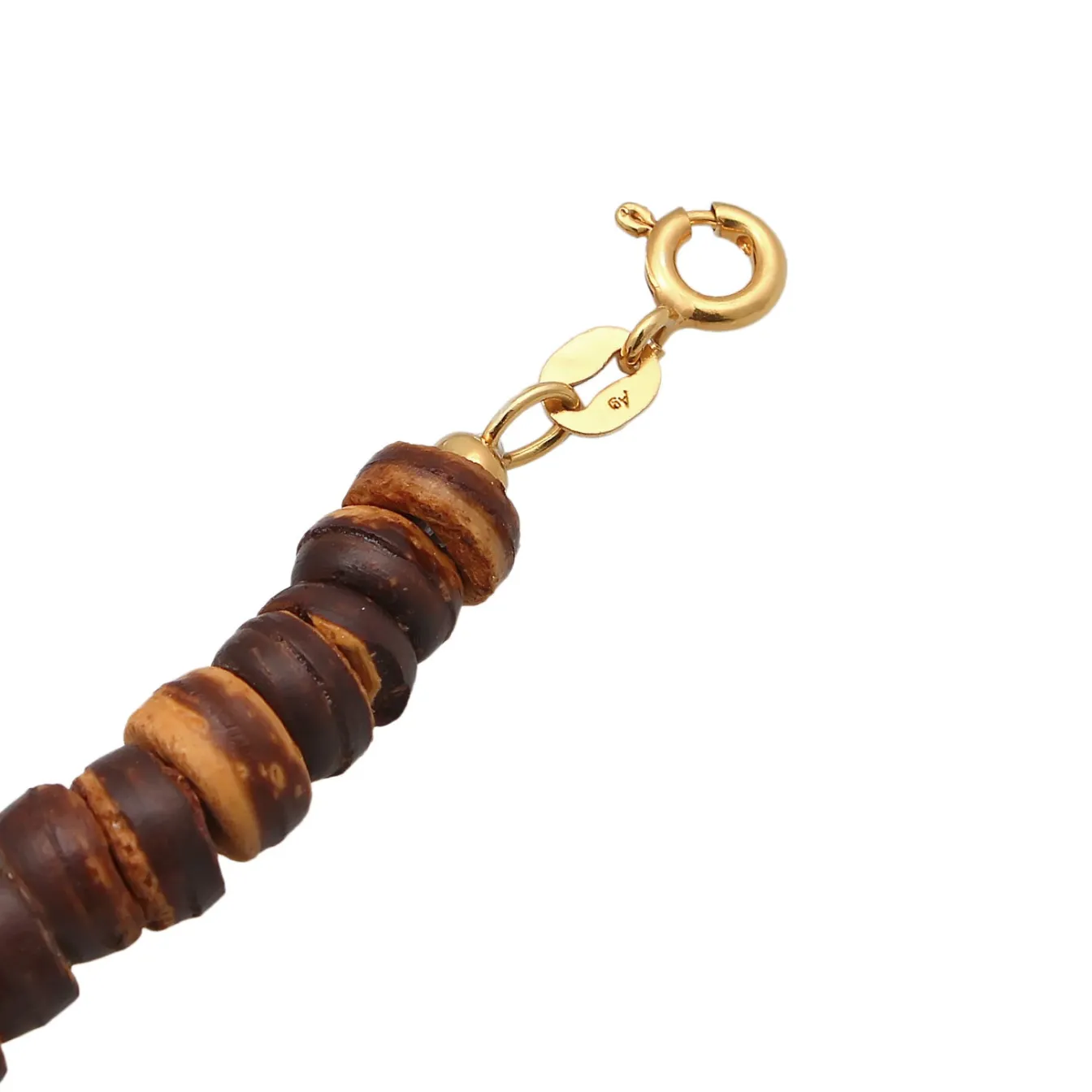 Elli "Choker Boho Kokosnuss | Süßwasserperle< Letzte Chance|Perlen