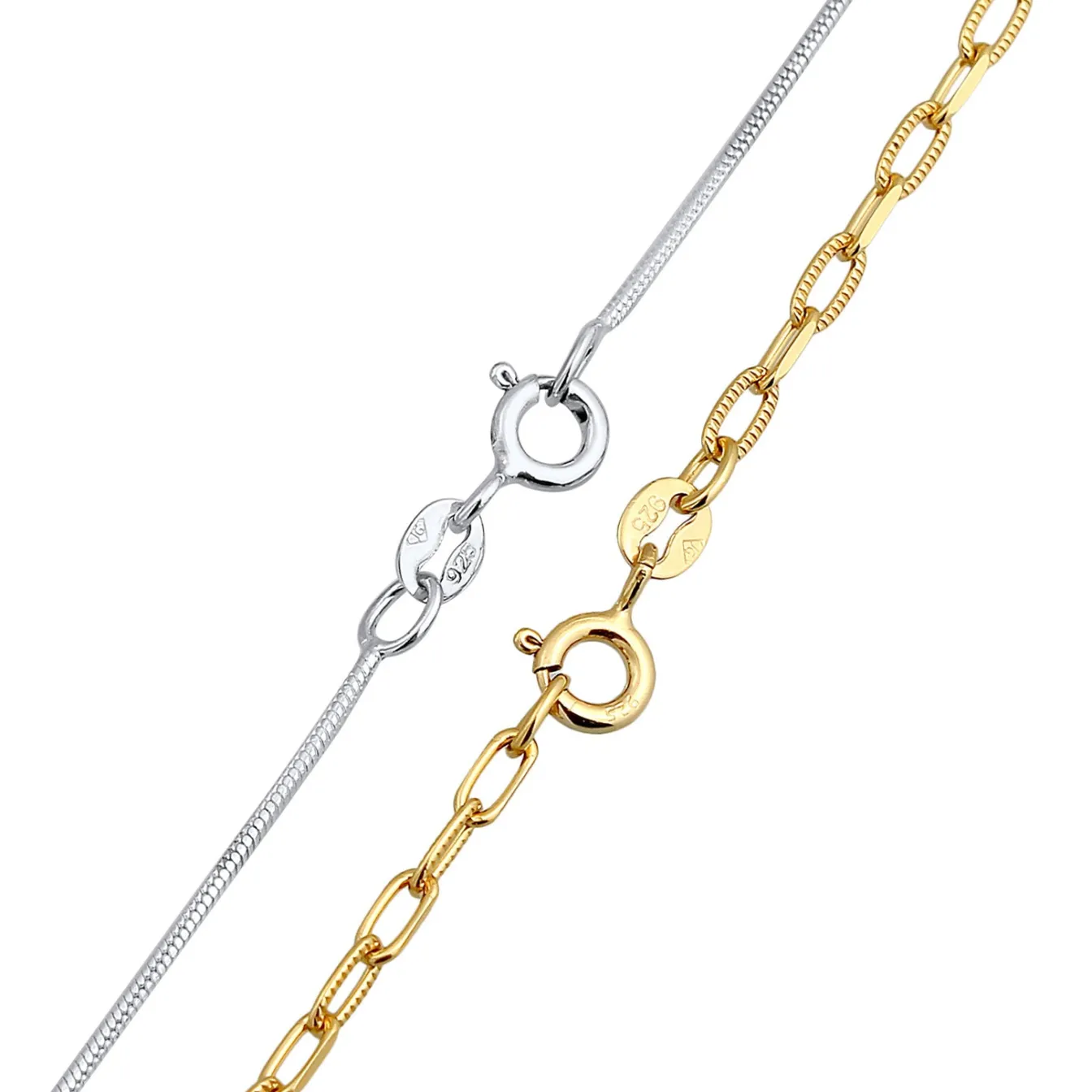 Elli "Choker 2er Set Bicolor< Halsketten