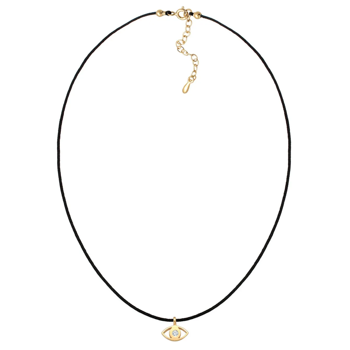 Elli "Choker Evil Eye | Nylon< Symbol-schmuck|Halsketten