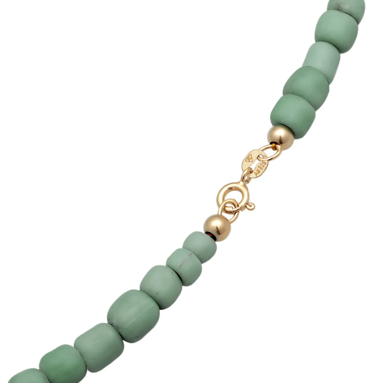 Elli "Choker Glasperlen Weiß< Perlen|Halsketten