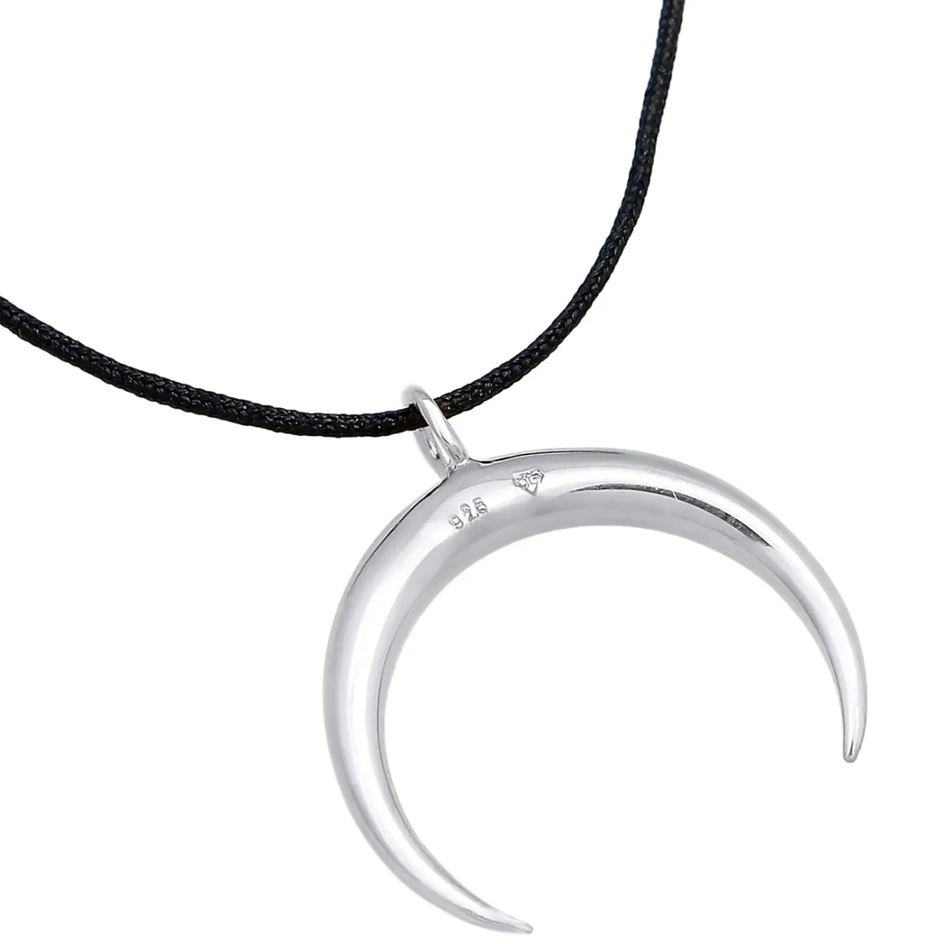 Elli "Choker Halbmond Basic | Nylon< Symbol-schmuck|Halsketten