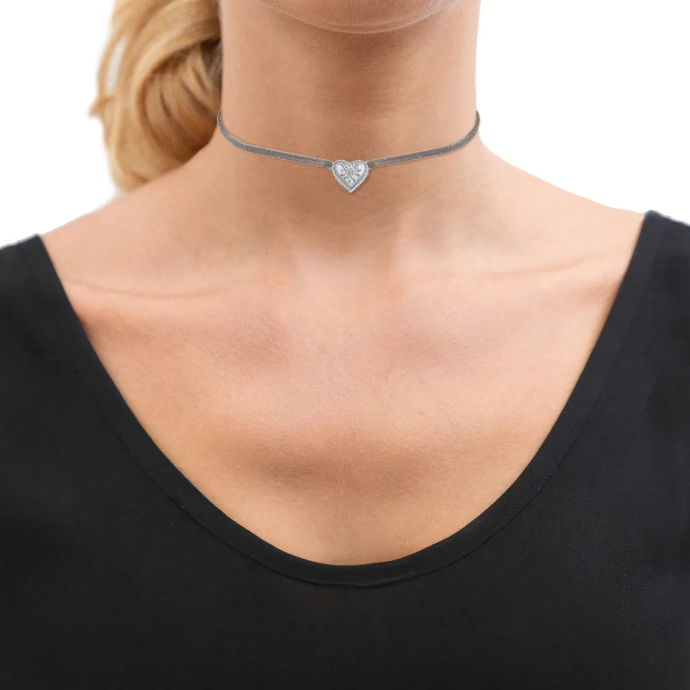 Elli "Choker Herz< Symbol-schmuck|Herz-schmuck