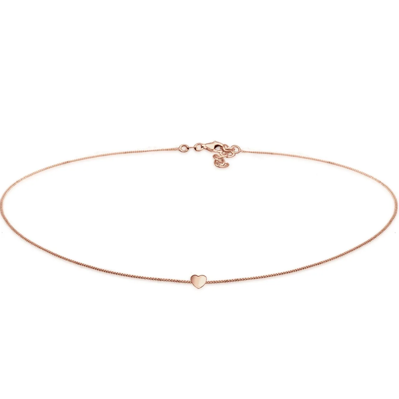 Elli "Choker Herz< Silber|Roségold