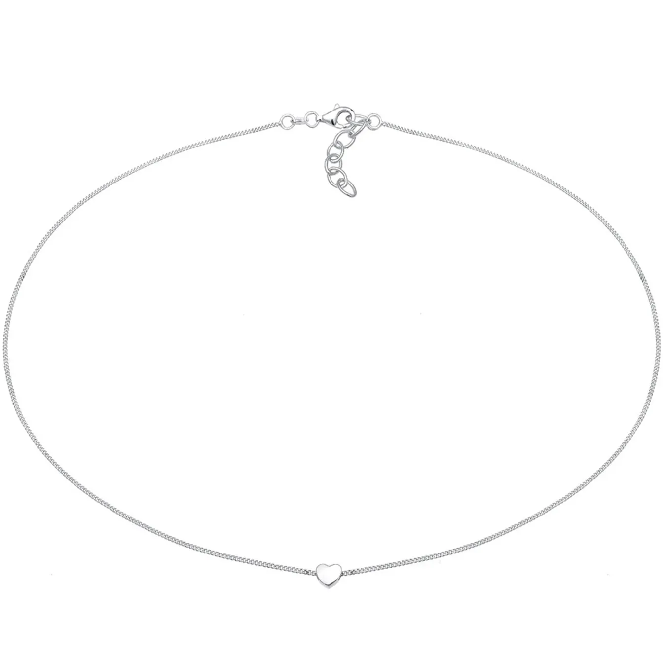 Elli "Choker Herz< Silber|Roségold