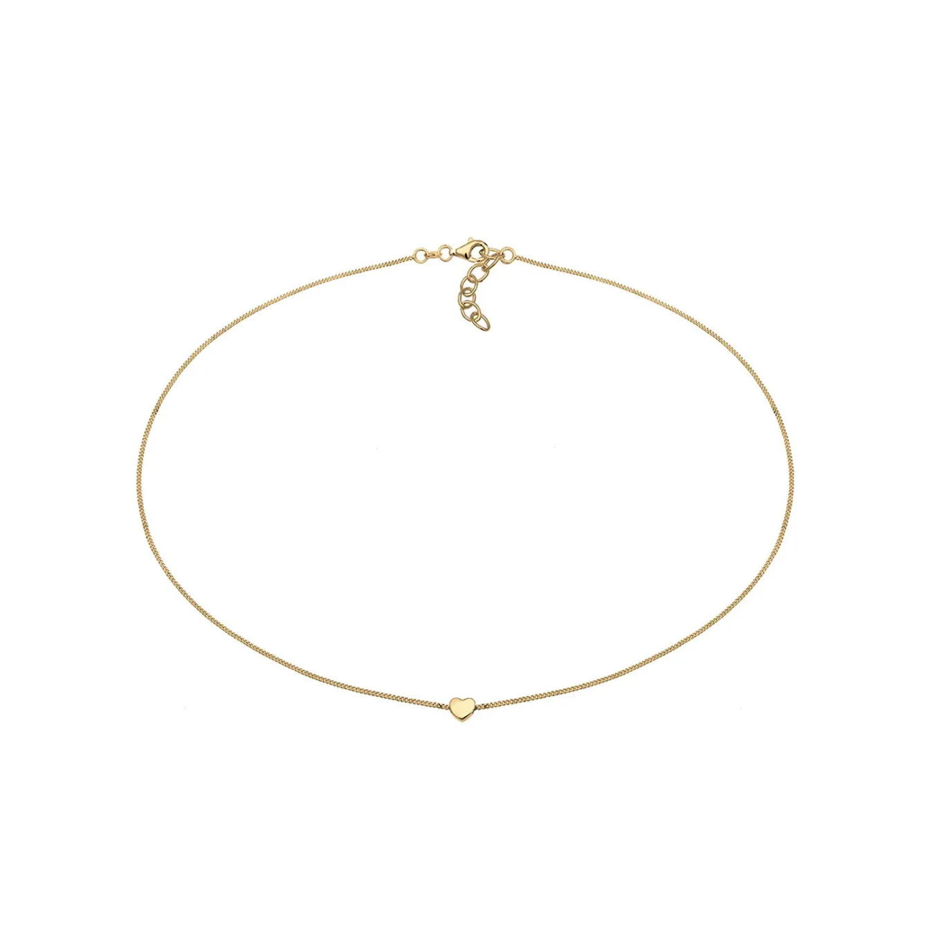 Elli "Choker Herz< Silber|Roségold