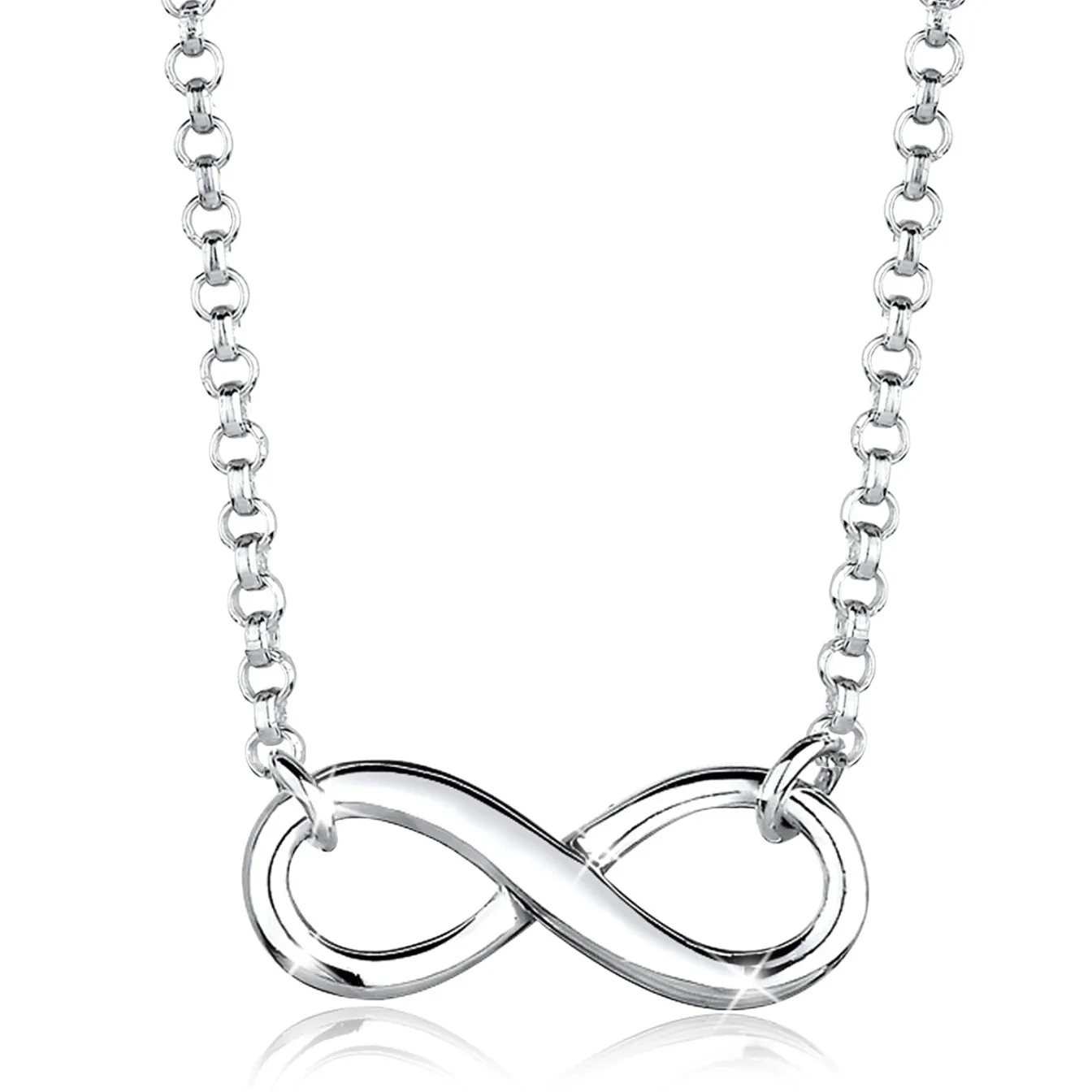 Elli "Choker Infinity< Roségold|Symbol-schmuck