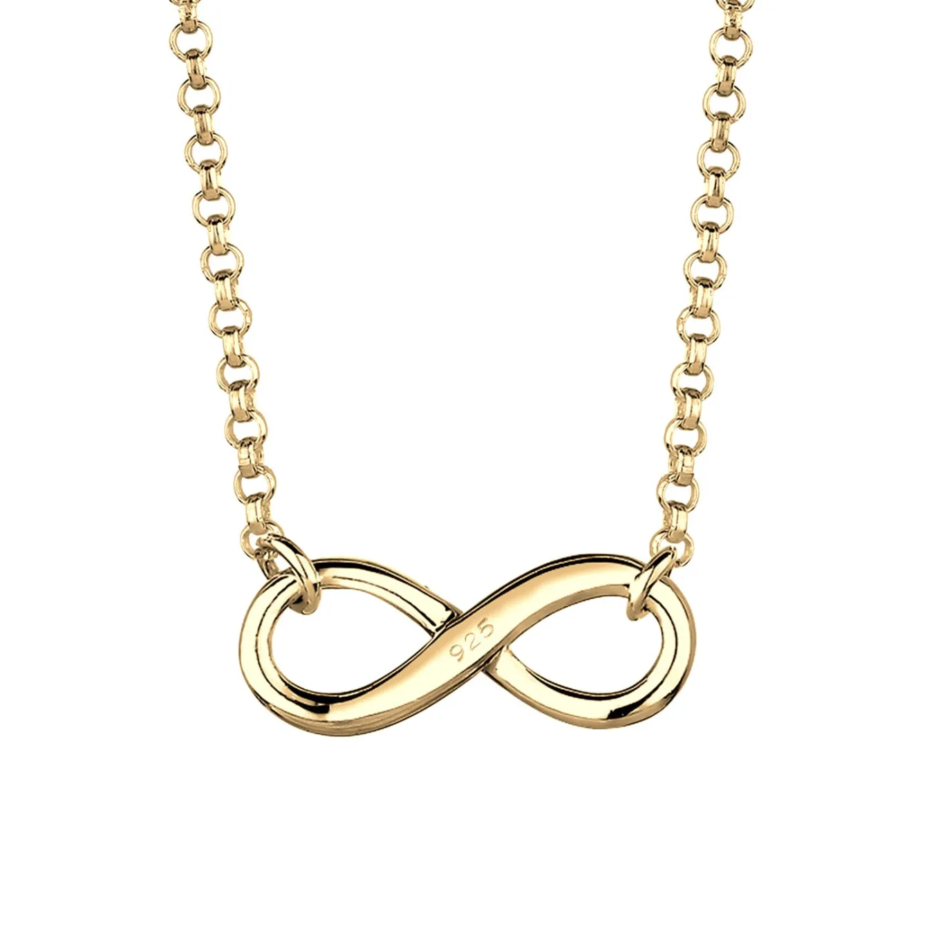 Elli "Choker Infinity< Roségold|Symbol-schmuck