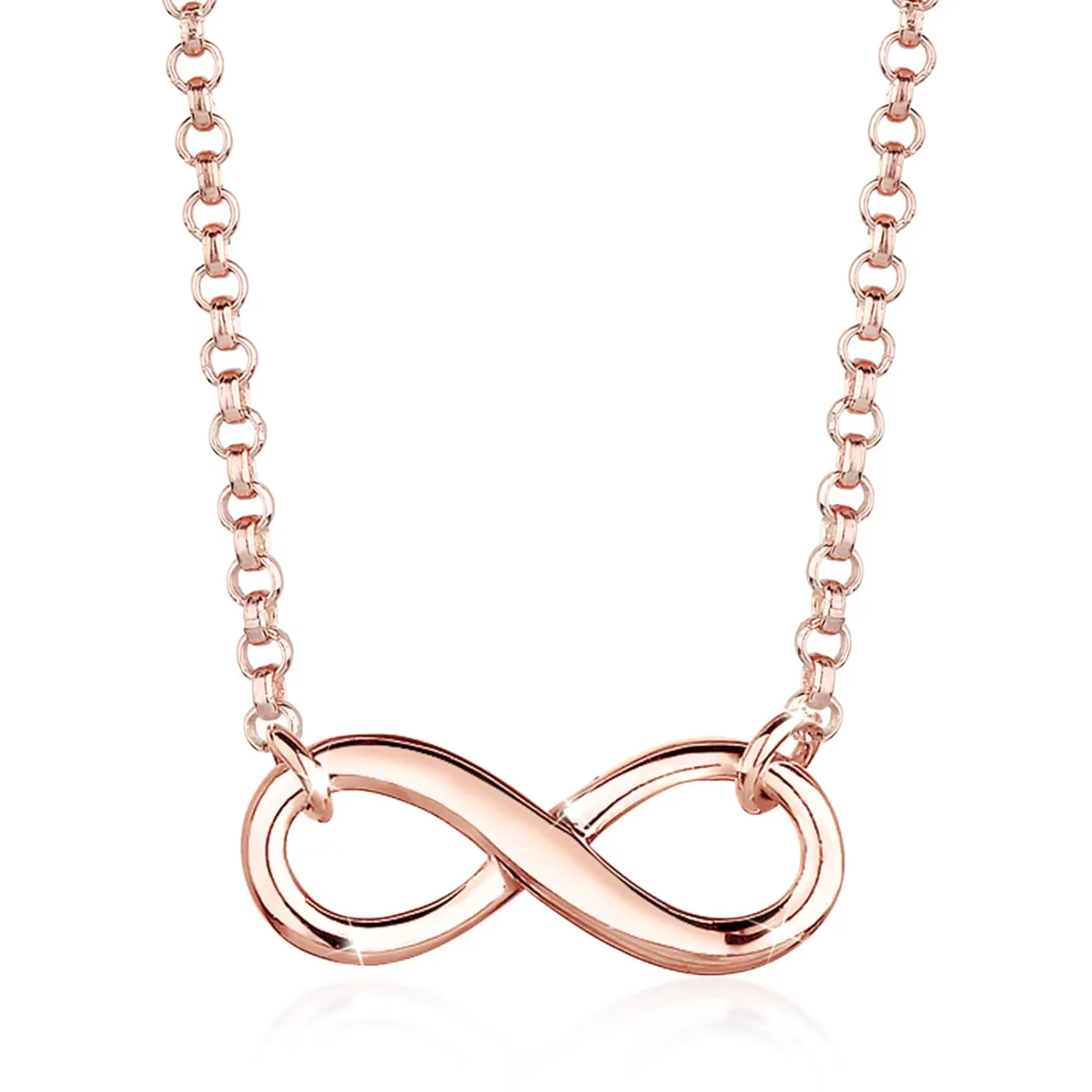 Elli "Choker Infinity< Roségold|Symbol-schmuck