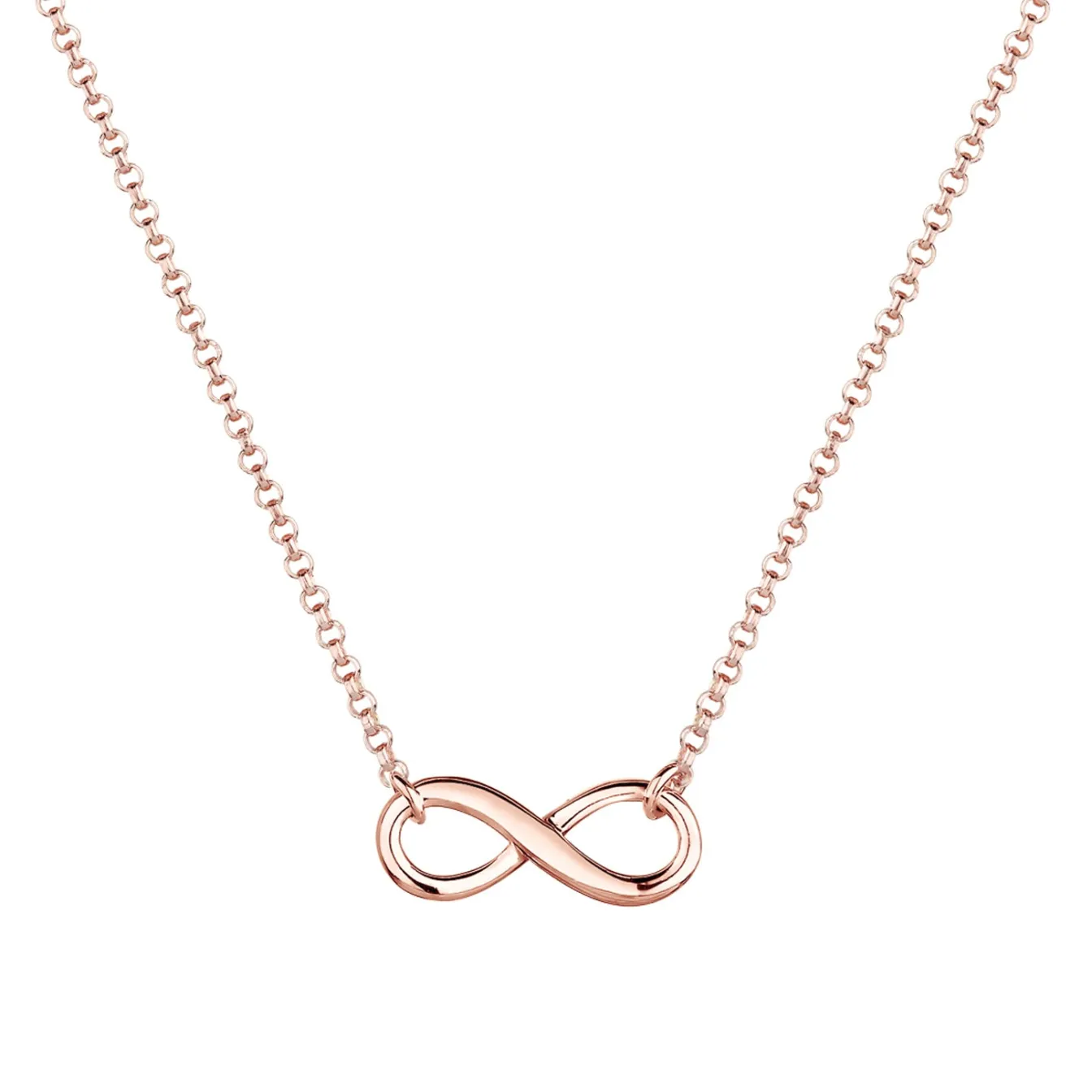 Elli "Choker Infinity< Roségold|Symbol-schmuck