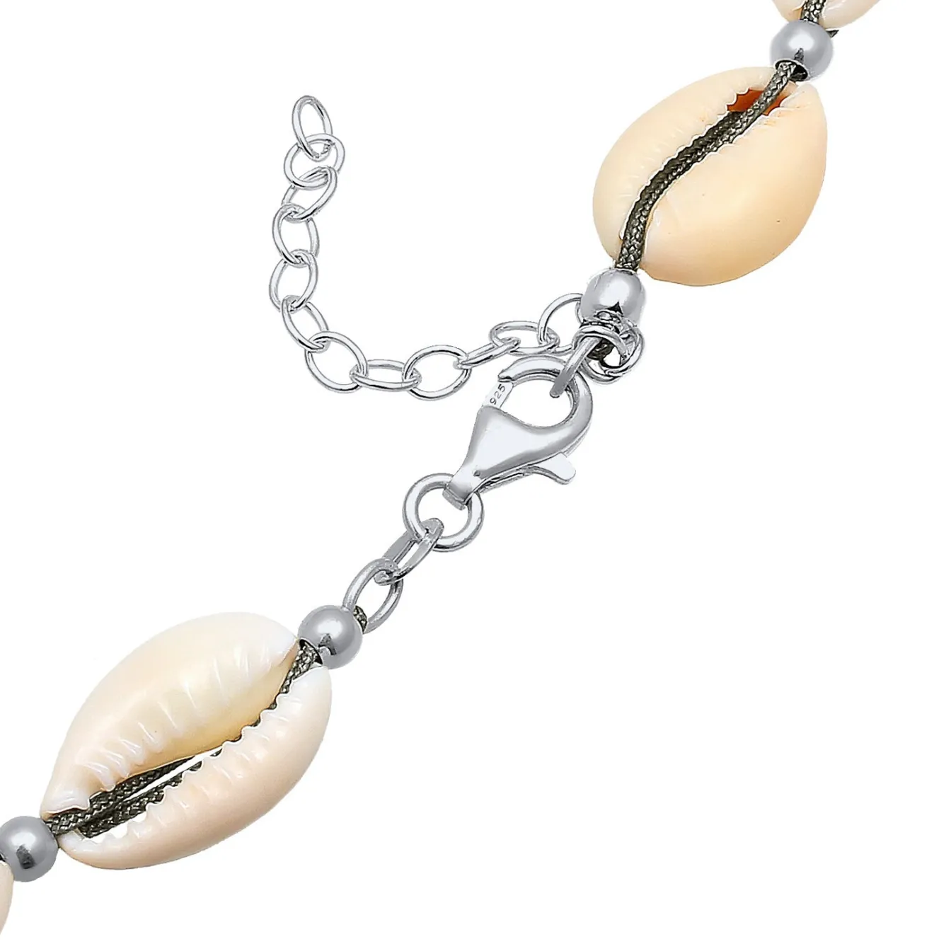 Elli "Choker Kauri Muscheln< Halsketten|Vergoldet