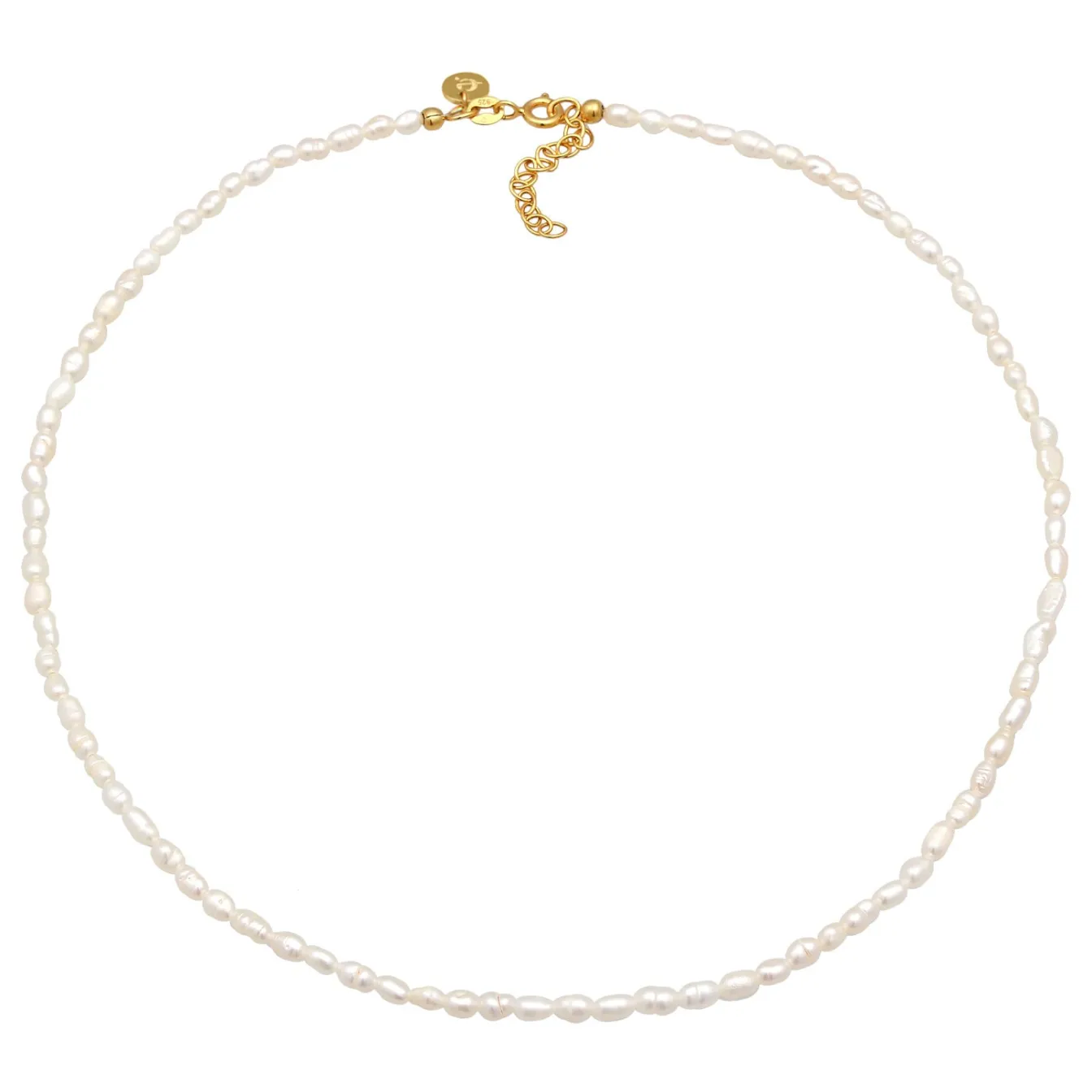 Elli "Choker Klassisch | Süßwasserperlen< Perlen|Halsketten