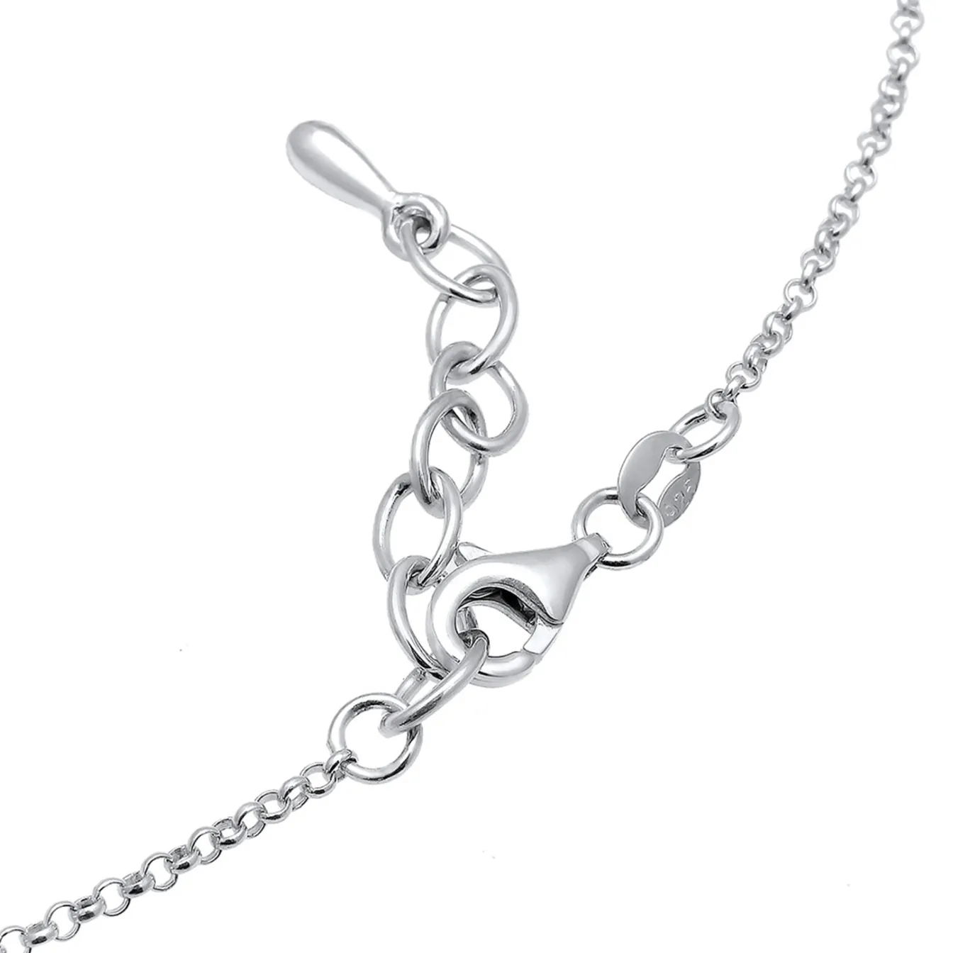 Elli "Choker Kreis Geo< Roségold|Halsketten