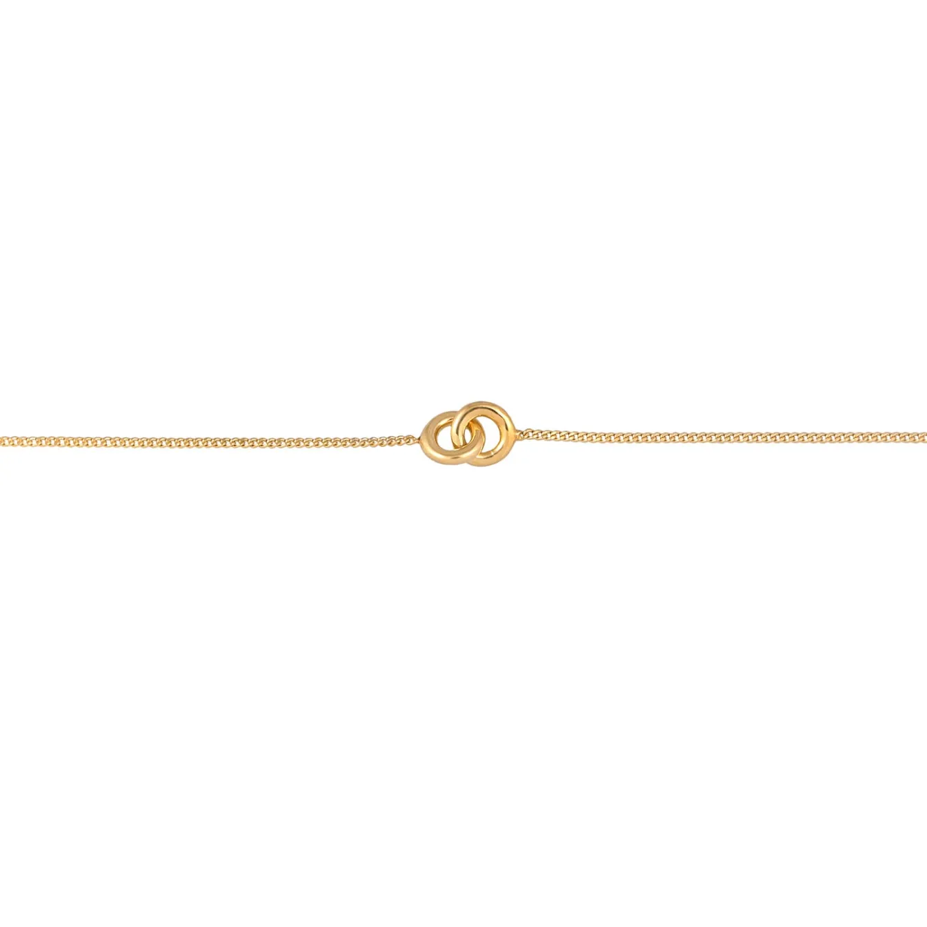 Elli "Choker Kreis Minimal< Vergoldet|Halsketten