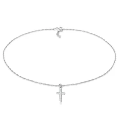 Elli "Choker Kreuz< Symbol-schmuck|Halsketten