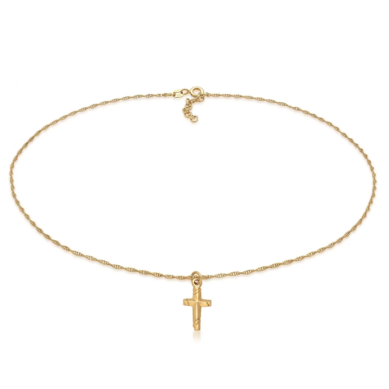 Elli "Choker Kreuz< Symbol-schmuck|Halsketten