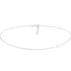 Elli "Choker Kreuz< Silber|Roségold