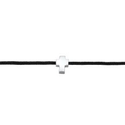 Elli "Choker Kreuz | Nylon< Symbol-schmuck|Halsketten