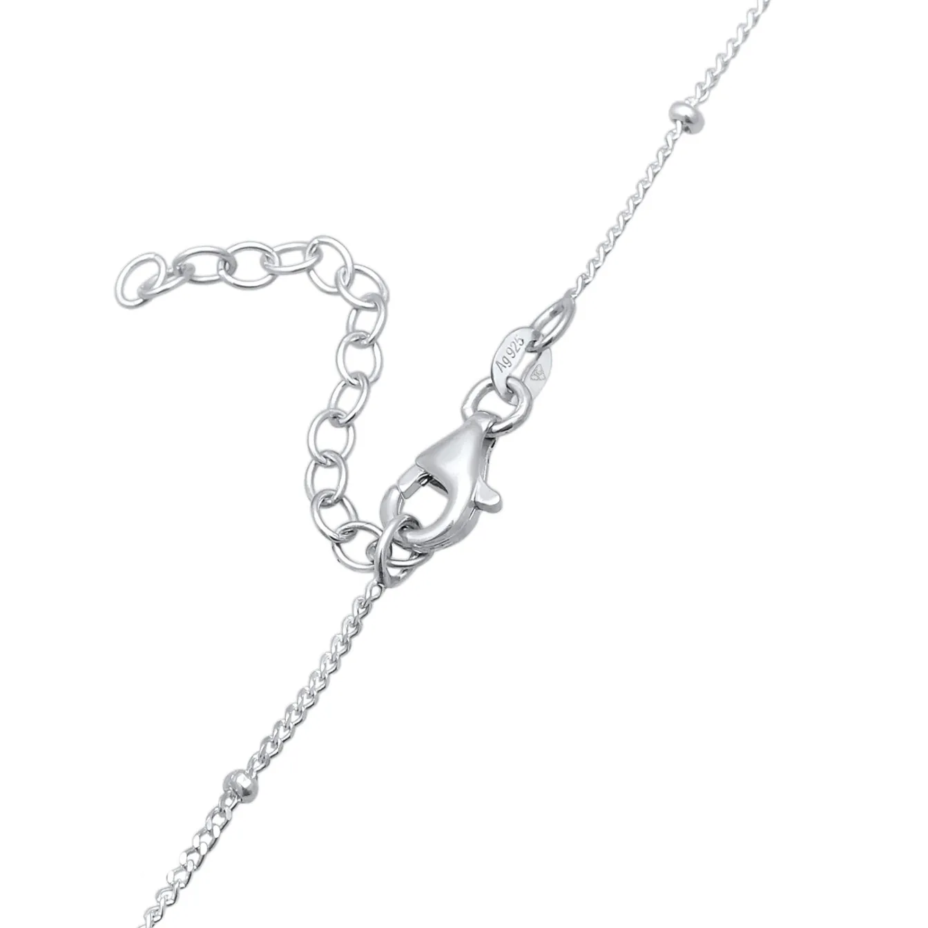 Elli "Choker Kreuz | Zirkonia (Weiß)< Symbol-schmuck|Halsketten