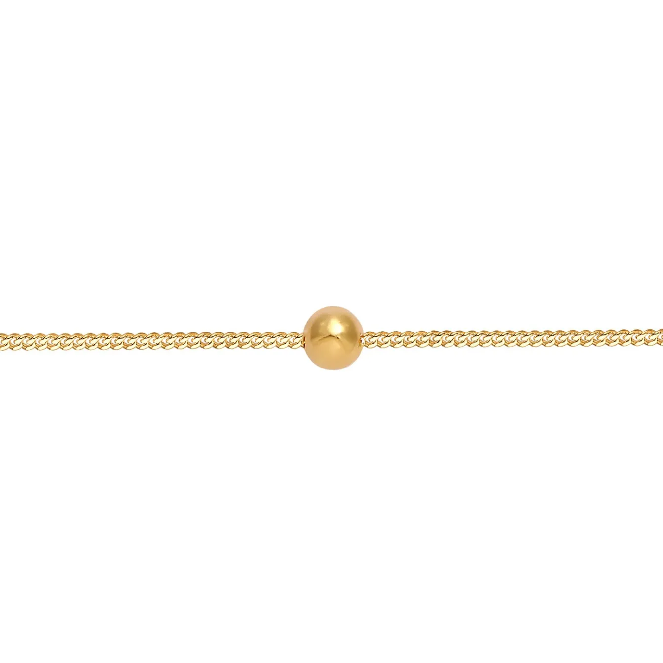 Elli "Choker Kugel Geo< Halsketten|Vergoldet