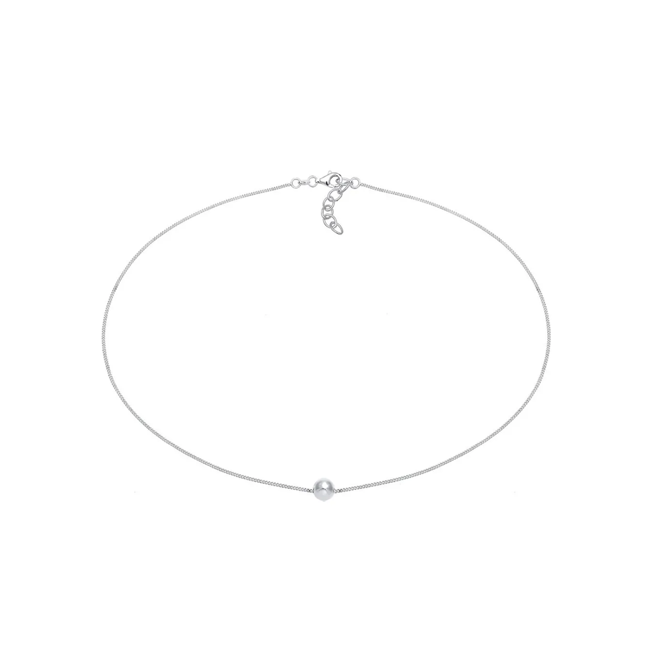 Elli "Choker Kugel Geo< Halsketten|Vergoldet