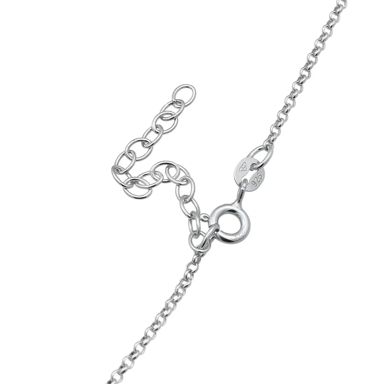 Elli "Choker mit Smiling Face< Halsketten|Silber