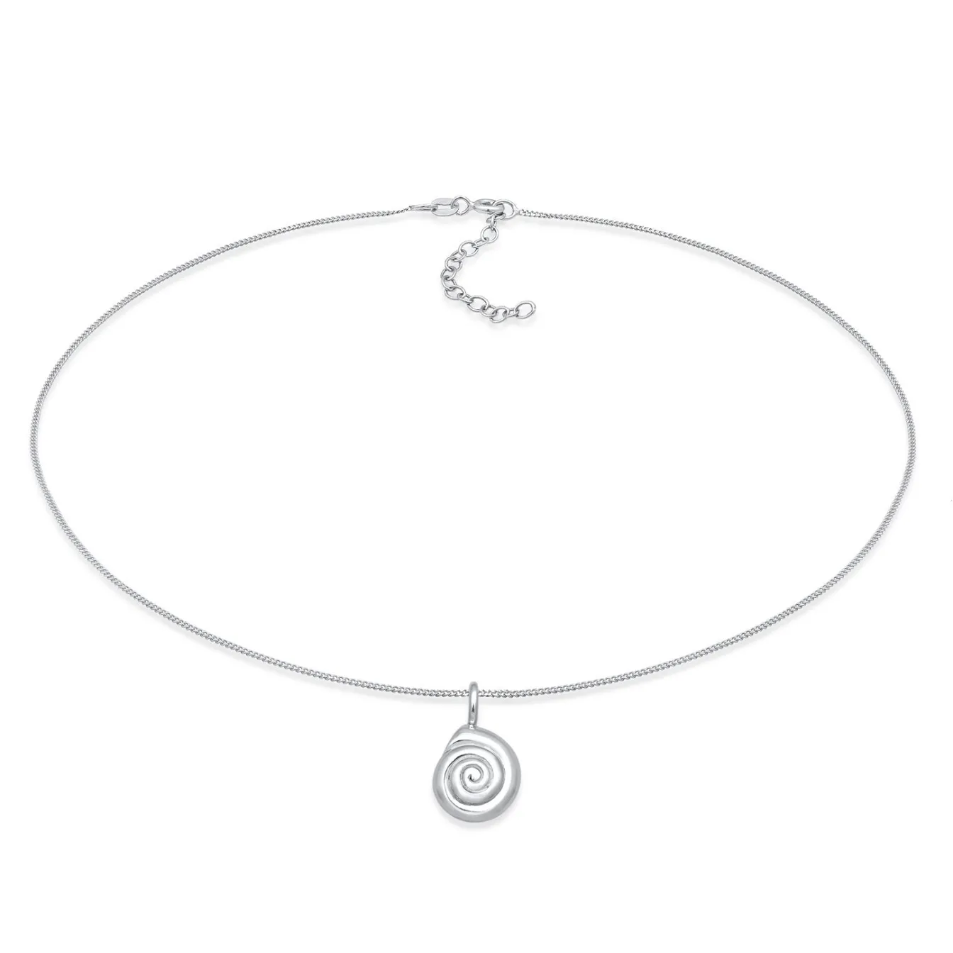 Elli "Choker Muschel Anhänger< Halsketten|Silber