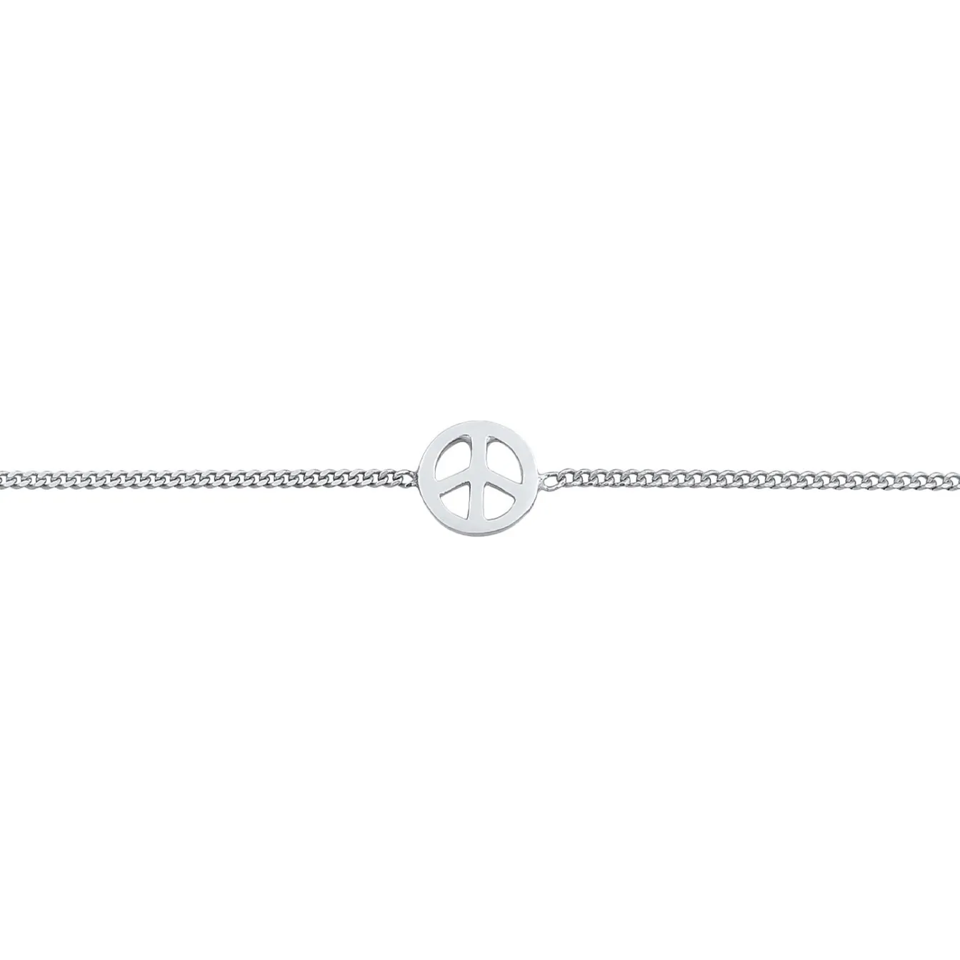 Elli "Choker Peace< Halsketten|Silber