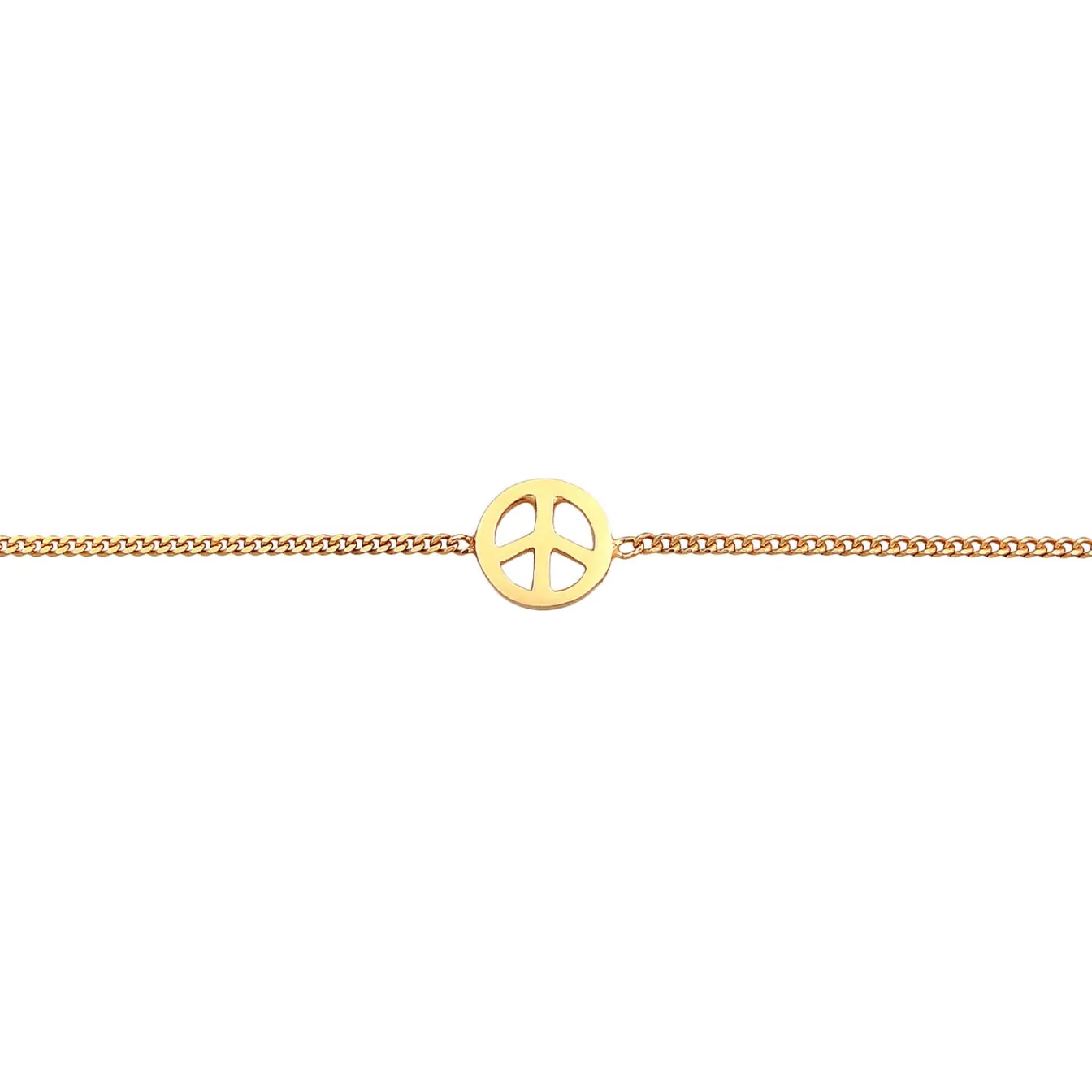 Elli "Choker Peace< Halsketten|Silber