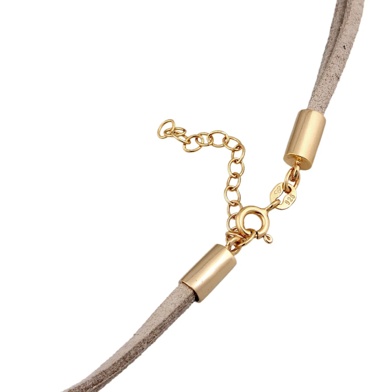 Elli "Choker Plättchen< Halsketten|Silber