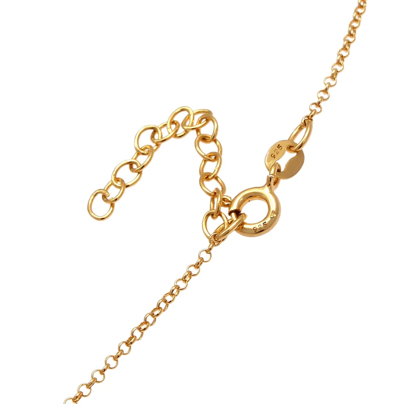Elli "Choker Raute< Halsketten|Silber